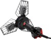 STKR TRiLIGHT Shop Light V2 LED Drop Light 5000 Lumens Black Silver - 5000 lumen LED shop light with adjustable heads