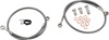 Stainless Steel Front Brake Line Kit - 2 Lines - For 03-04 R6 & 06-09 R6S