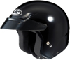 CS-5N Solid Black 3/4 Open-Face Helmet 2X-Small