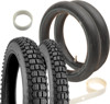 HF307 Front & Rear Tire Kit 4.00-18 & 3.25-19 w/ Tubes & Rim Tape