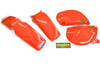 Honda Orange Front & Rear Fenders & Side Panels - 77-82 Honda XR75/XR80