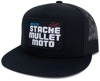 DBK Stache Mullet Moto 2Fifty Hat Black - Black 2Fifty trucker hat by DBK