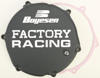 Black Factory Racing Clutch Cover - 93-02 Kawasaki KX250