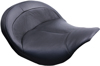 Big IST Wide Leather Solo Seat - For Harley FLH FLT
