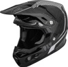 Fly Racing Formula Carbon Tracer Helmet Silver/Black XS - Lightweight carbon offroad helmet, XS, Silver/Black
