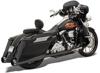 +P Black Straight Exhaust System - For 95-16 Harley FLT FLHT FLHR FLHX FLTR +P Black Straight Exhaust System - For 95-16 Harley FLT FLHT FLHR FLHX FLTR