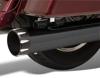 Quick Change 4" Black Dual Slip On Exhaust - Quick Change Slip On Exhaust