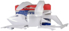 Complete Plastics Kit - White - 06-07 Honda CRF250R