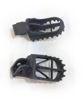Wide MX Foot Pegs - High (+5mm) Height Chromoly - For Many KTM & Husq.
