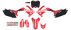 2019 Geico Honda Complete Graphics Kit Black - For 10-13 CRF250R 2019 Geico Honda Complete Graphics Kit Black - For 10-13 CRF250R