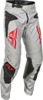 Fly Racing Kinetic Sym Pants Light Grey/Red/Black Size 28 - Offroad riding pants, Light Grey/Red/Black, Size 28