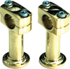Post Style Brass Handlebar Risers 3" Post Style Brass Handlebar Risers 3"