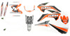 Raceline Graphics Complete Kit White Backgrounds - Many 13-16 KTM 125-500