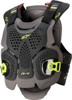 A-4 Max Chest Protector - Black/Anth/Fluo Yellow - Medium/Large