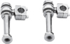 Offset Post Style Chrome Handlebar Risers 5" Offset Post Style Chrome Handlebar Risers 5"