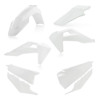 Acerbis Plastic Kit White For 19-22 Husqvarna TC FC FX TX 125-450 - Plastic kit for 19-22 Husqvarna TC/FC/FX/TX models