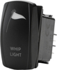 "Whip Light" Illuminated Rocker Switch - Amber Lighted SPST Rocker