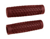 ODI Vans Grips Oxblood 1in Closed End Rubber Pair - Classic Vans pattern grips, Oxblood, 1in bars, Pair ODI Vans Grips Oxblood 1in Closed End Rubber Pair - Classic Vans pattern grips, Oxblood, 1in bars, Pair