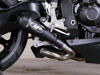 Black GP Slip On Exhaust w/ Link Pipe - For 08-16 Honda CBR1000RR