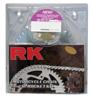 520MXZ4-114 Chain 13/50 Silver Aluminum Sprocket Kit - RK Excel Chain & Sprocket Kit