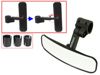 Bronco Rear View Mirror 1.25-2.00 Inch Roll Bar Universal - Universal mirror fits 1.25" to 2" roll bars