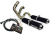 Black Dual 3/4 Slip On Exhaust & EFI Tuner - For 13-19 Maverick & Max 1000 Black Dual 3/4 Slip On Exhaust & EFI Tuner - For 13-19 Maverick & Max 1000