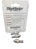Motorcycle Mirror Adapters - 8mm Male For Mirror, 10mm Male For Bike- Chrome - Two RH & One LH thread for Yamaha