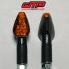 Dual IND Long Stalk LED CF Turn Signal Light AMB/AMB