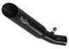 Black Shorty Slip On Exhaust - For 01-06 Honda CBR600F4i