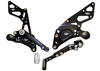 Black Adjustable Rearsets - For 09-16 Suzuki GSXR1000 Black Adjustable Rearsets - For 09-16 Suzuki GSXR1000