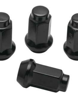 QuadBoss Black Lug Nuts 10x1.25 14mm OD Set of 4