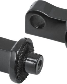 Kuryakyn Splined Peg Adapter Black (Pair)