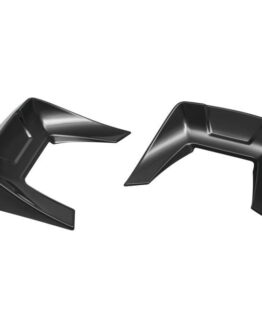 Speedform Saddlebag Lid Spoilers Black Fits 14-Up Touring Models
