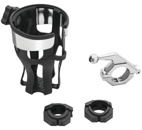 Universal Reflex Drink Holder With Bar Mount Chrome