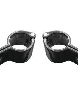 Magnum Quick Clamp 1" Gloss Black Pair by Kuryakyn