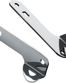Kuryakyn Teardrop Tie-Down Brackets Chrome Pair Fits 14-Up Touring