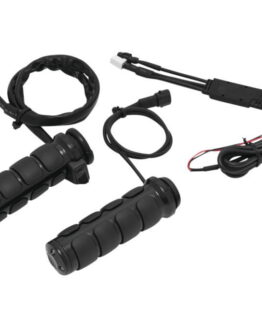 Heated ISO Grips Throttle-By-Wire Gloss Black