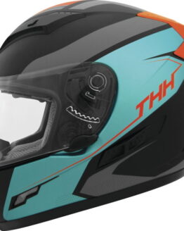 THH TS-80 Vision Full Face Helmet Orange/Turquoise 2XL