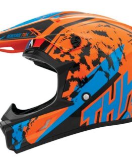 THH T710X Renegade Helmet Orange/Blue Small