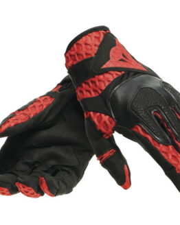 Dainese Air-Maze Glove Black/Red Uni 2XL - Breathable Motorcycle Gloves