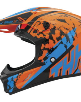 THH T710X Renegade Youth Helmet Orange/Blue Small