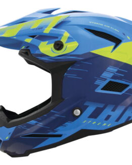 THH T-42 BMX Xtreme Helmet Blue/Yellow Youth Medium