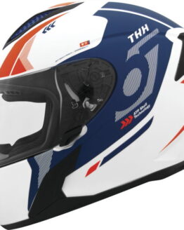 THH T810S Hayate Full Face Helmet White/Navy 2XL