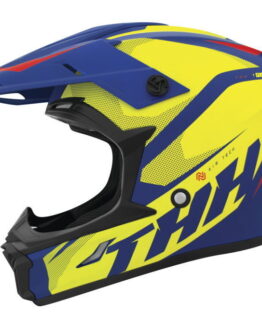 THH T710X Airtech Helmet Blue/Yellow 2XL Offroad