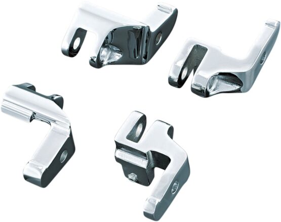 Floorboard Relocator Brackets Chrome Fits 17-23 Touring Models