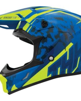 THH T710X Renegade Offroad Helmet Blu/Yel Large