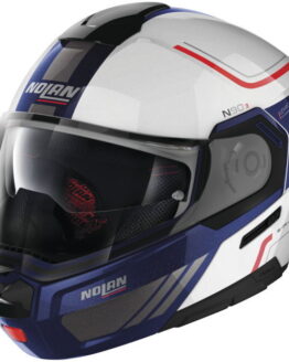 Nolan N90-3 Voyager Helmet Metallic White/Blue/Red Medium