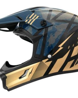 THH T710X Battle Helmet Blue/Gold Medium Offroad