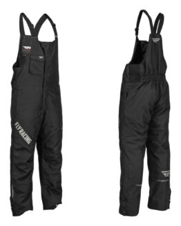 Fly Racing Youth Aurora Snow Bib Black Youth Small