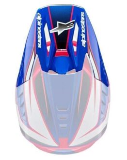 Alpinestars S-M5 Visor White/Diva Pink/Enamel Blue